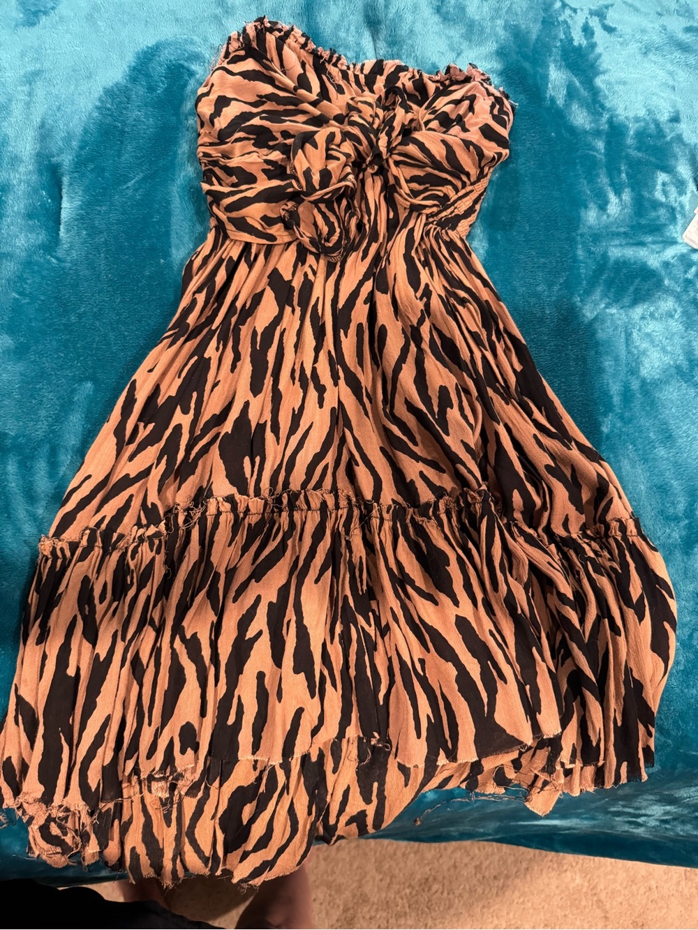 Free People one Bali nights safari dress